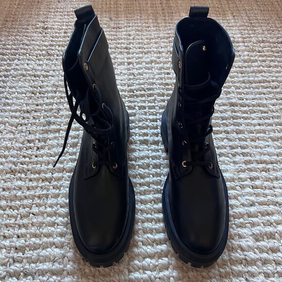 Stuart Weitzman Combat Boot Sz 10.5B - Picture 6 of 6